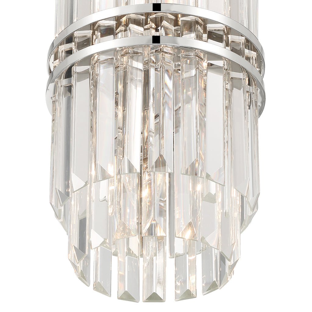Hayes Round Crystal 4 Light Chandelier - Cyran Lamps