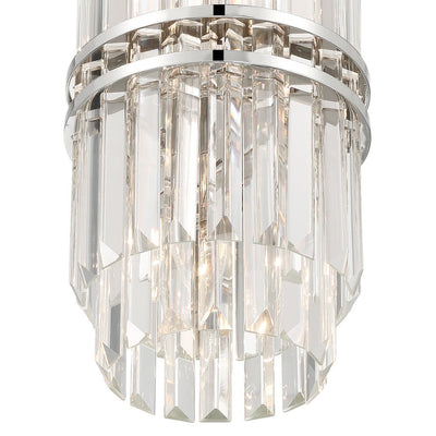 Hayes Round Crystal 4 Light Chandelier - Cyran Lamps