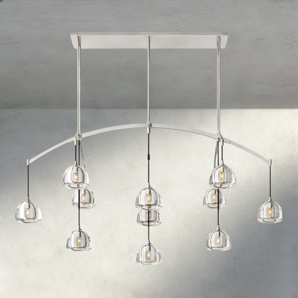 Hemispher Linear Chandelier - Cyran Lamps
