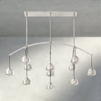 Hemispher Linear Chandelier - Cyran Lamps