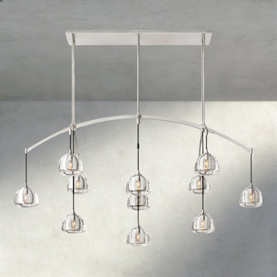 Hemispher Linear Chandelier - Cyran Lamps