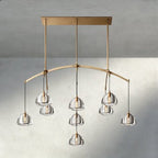 Hemispher Linear Chandelier - Cyran Lamps