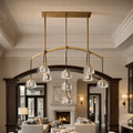 Hemispher Linear Chandelier - Cyran Lamps