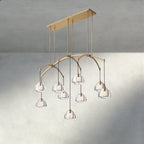 Hemispher Linear Chandelier - Cyran Lamps