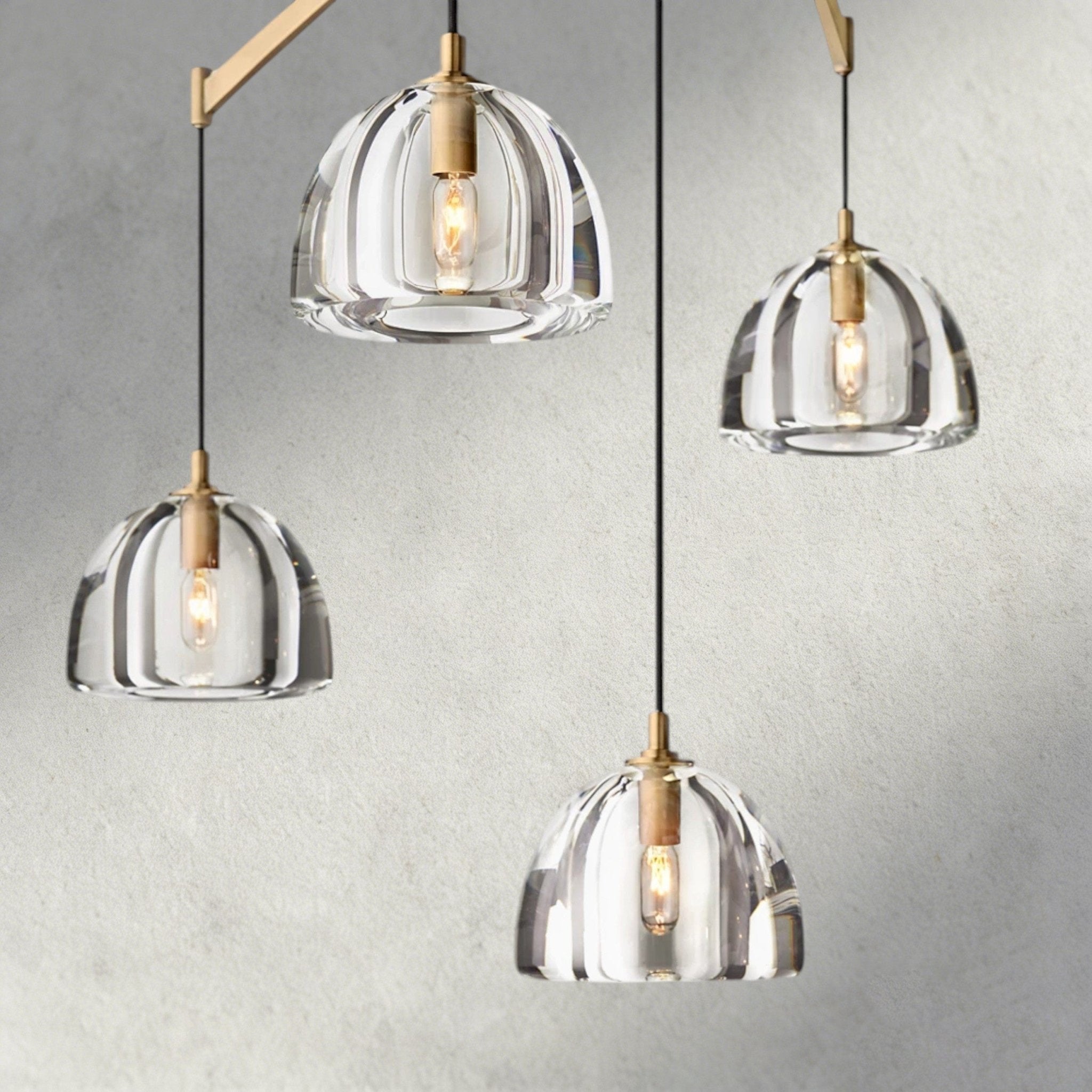 Hemispher Linear Chandelier - Cyran Lamps