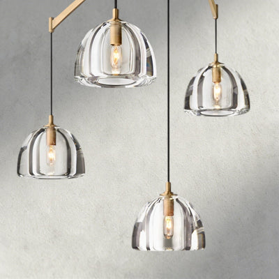 Hemispher Linear Chandelier - Cyran Lamps