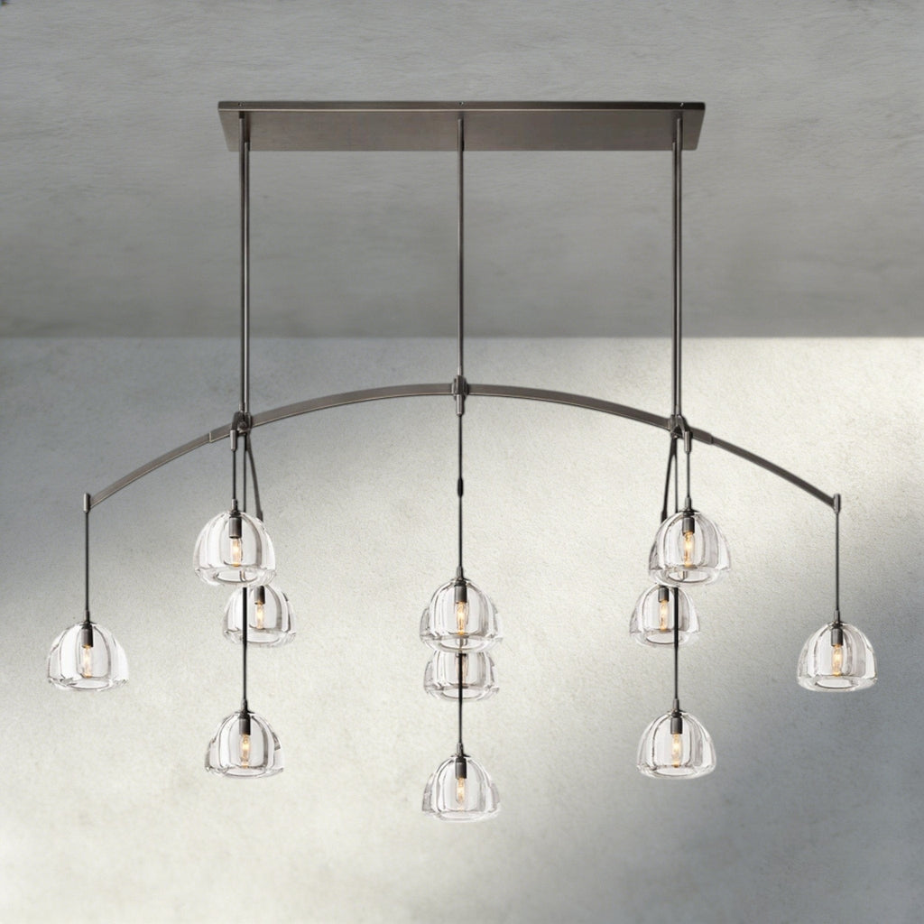 Hemispher Linear Chandelier - Cyran Lamps