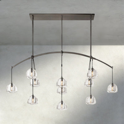 Hemispher Linear Chandelier - Cyran Lamps