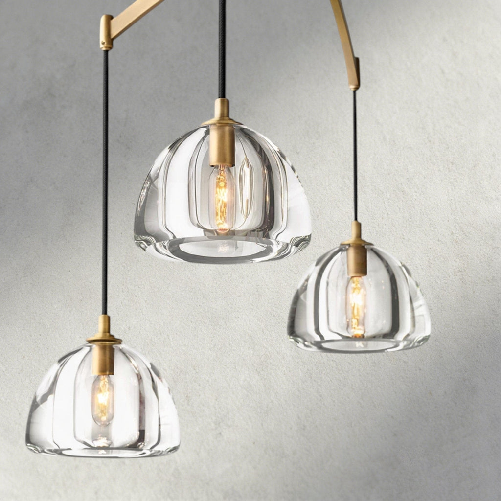 Hemispher Linear Chandelier - Cyran Lamps