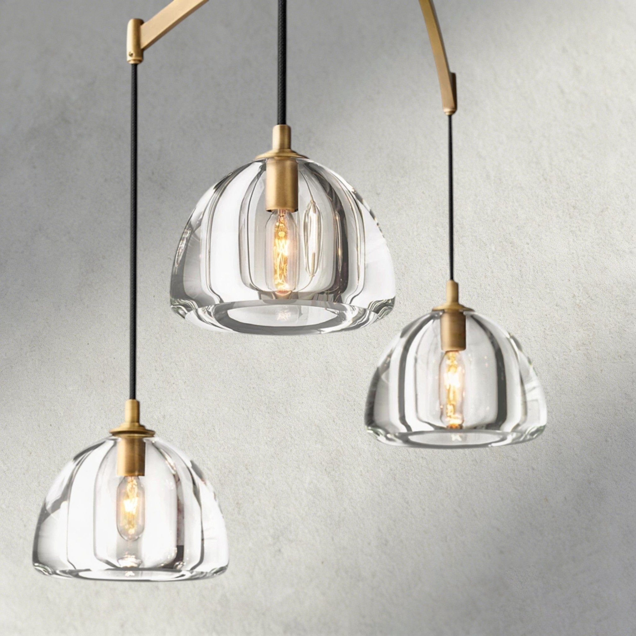 Hemispher Linear Chandelier - Cyran Lamps