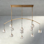 Hemispher Linear Chandelier - Cyran Lamps