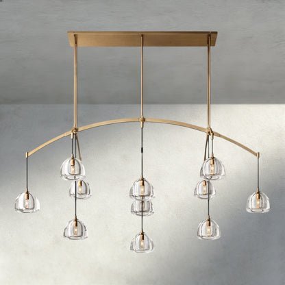 Hemispher Linear Chandelier - Cyran Lamps