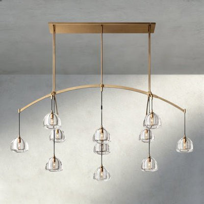 Hemispher Linear Chandelier - Cyran Lamps
