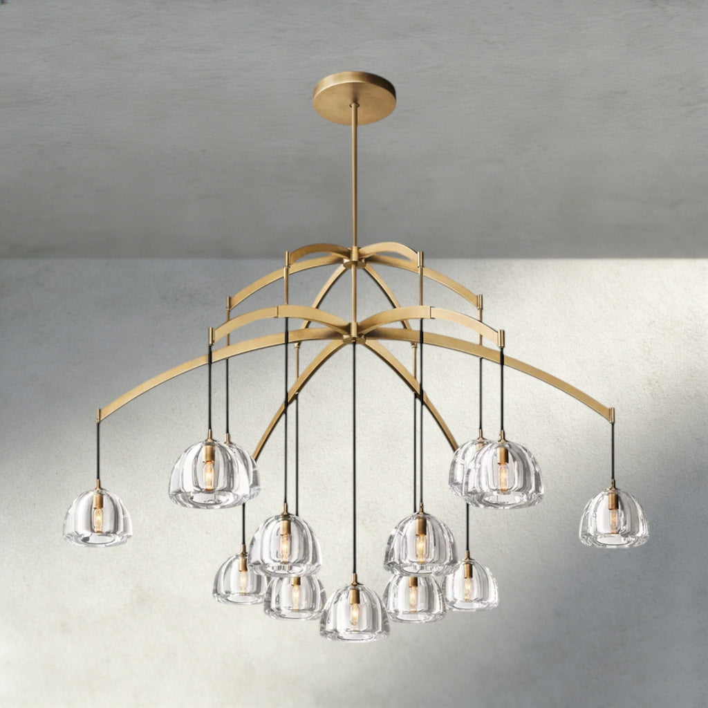 Hemispher Round Chandelier - Cyran Lamps