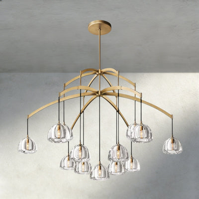 Hemispher Round Chandelier - Cyran Lamps