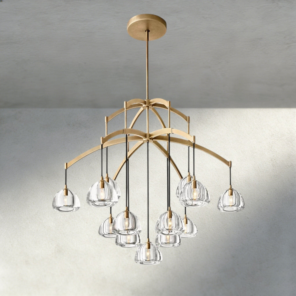 Hemispher Round Chandelier - Cyran Lamps