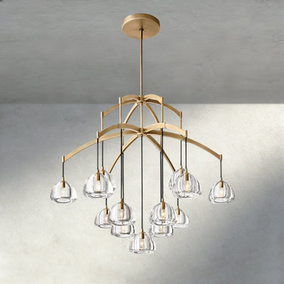Hemispher Round Chandelier - Cyran Lamps