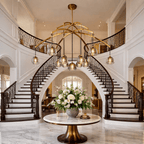 Hemispher Round Chandelier - Cyran Lamps