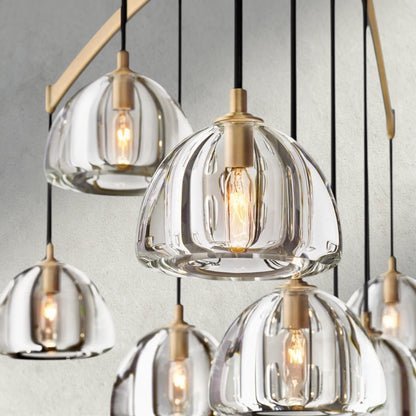 Hemispher Round Chandelier - Cyran Lamps