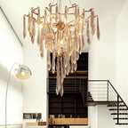Icicle Crystal Luxury Branch Chandelier - Cyran Lamps