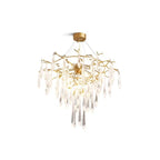 Icicle Crystal Luxury Branch Chandelier - Cyran Lamps