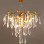 Icicle Crystal Luxury Branch Chandelier - Cyran Lamps