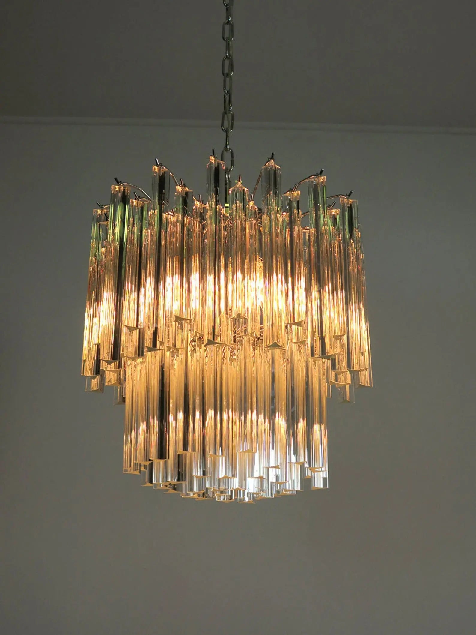 Murano Glass Chandelier – Transparent