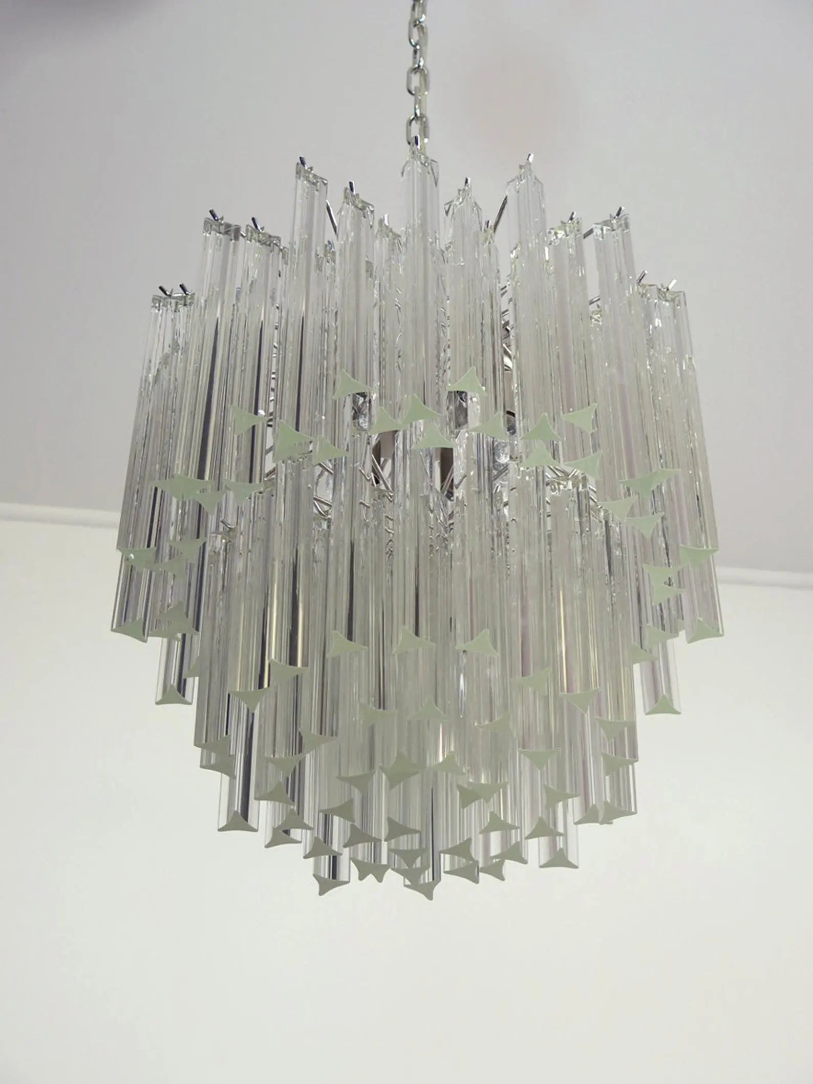 Murano Glass Chandelier – Transparent