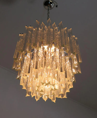 Murano Glass Chandelier – Transparent