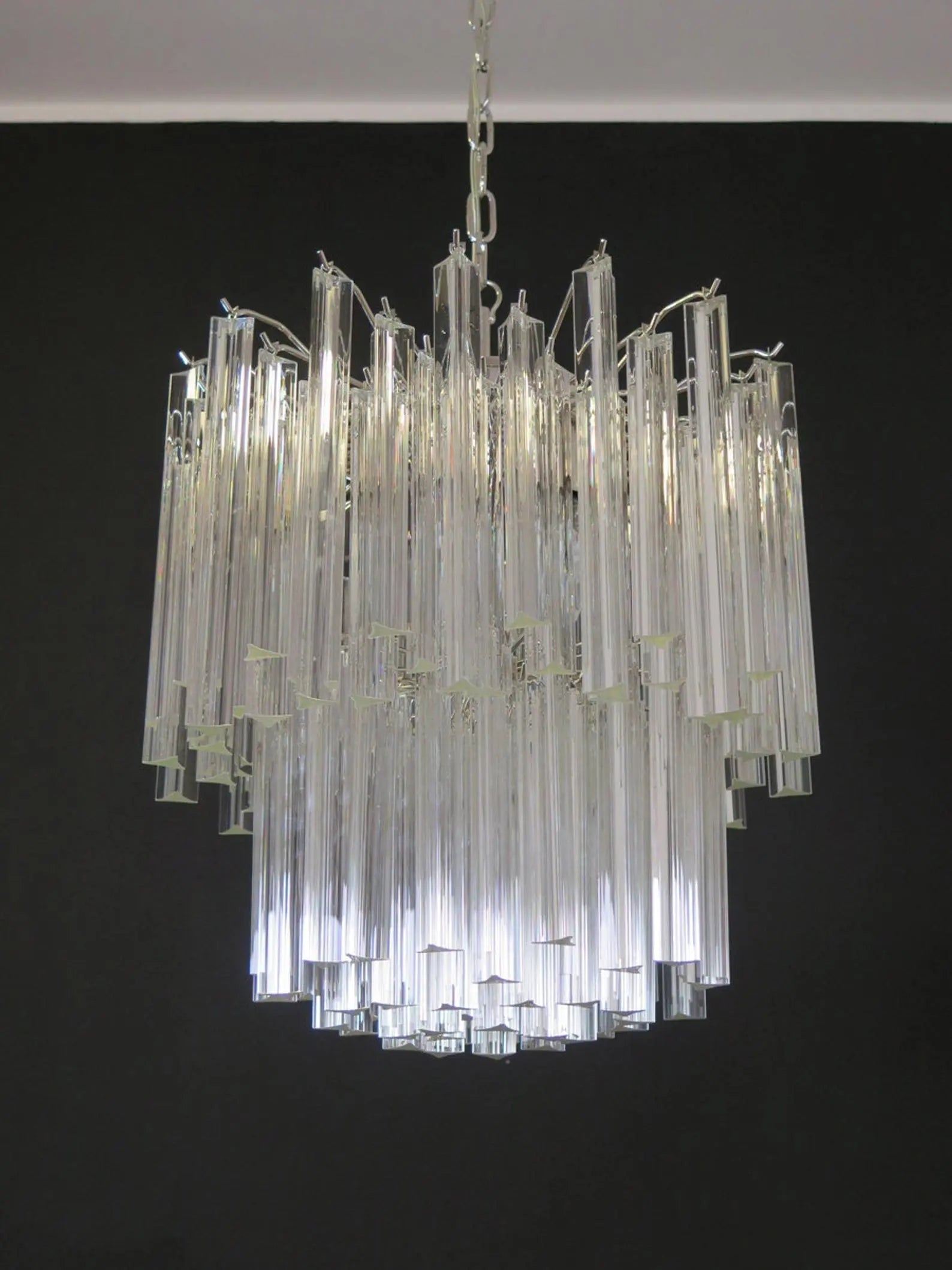 Murano Glass Chandelier – Transparent