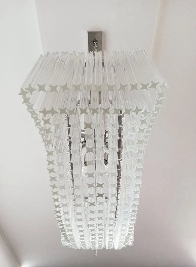 Murano Glass Chandelier – Pagoda – 292 prisms – Transparent