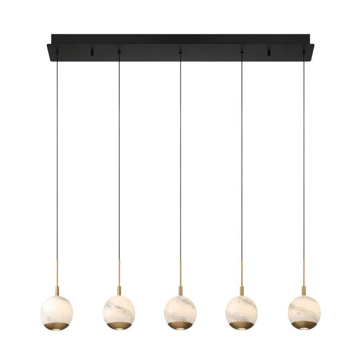 Kimma Lights Linear LED Chandelier - Cyran Lamps