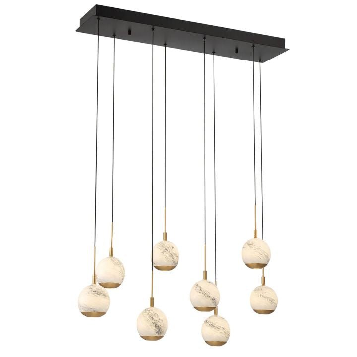 Kimma Lights Linear LED Chandelier - Cyran Lamps