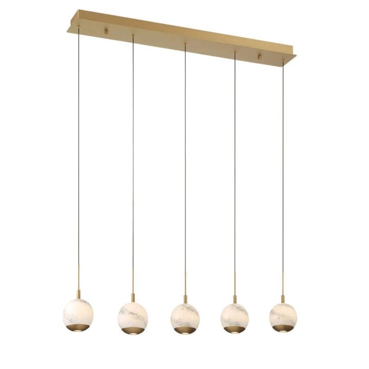 Kimma Lights Linear LED Chandelier - Cyran Lamps