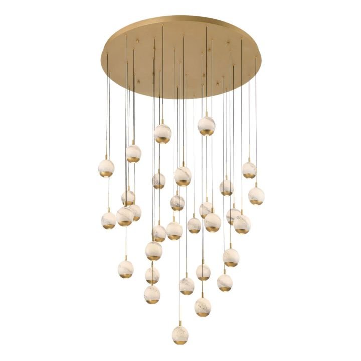 Kimma Lights Round LED Chandelier - Cyran Lamps