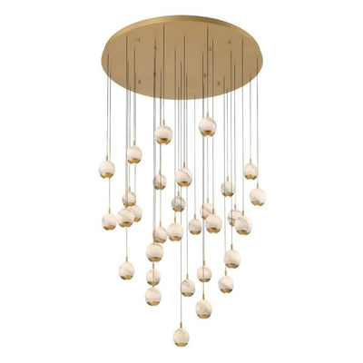 Kimma Lights Round LED Chandelier - Cyran Lamps