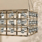 La Cage Rectangular Chandelier - Cyran Lamps