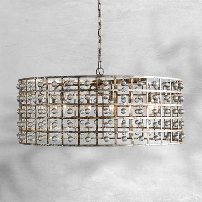 La Cage Round Chandelier 6/8/12 Light - Cyran Lamps