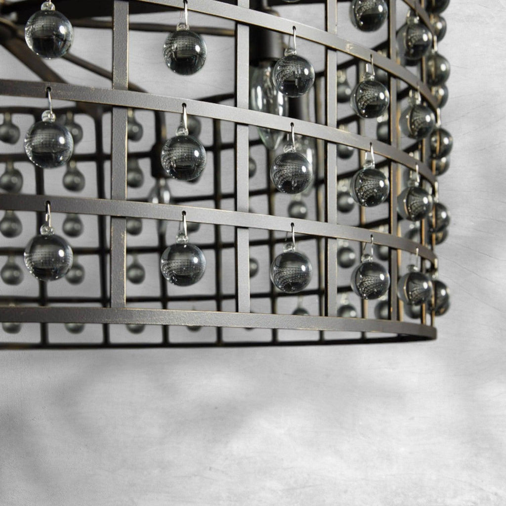 La Cage Round Chandelier 6/8/12 Light - Cyran Lamps