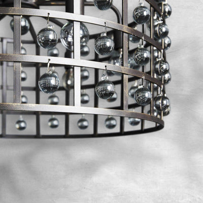 La Cage Round Chandelier 6/8/12 Light - Cyran Lamps