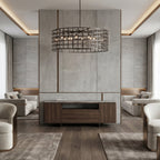 La Cage Round Chandelier 6/8/12 Light - Cyran Lamps