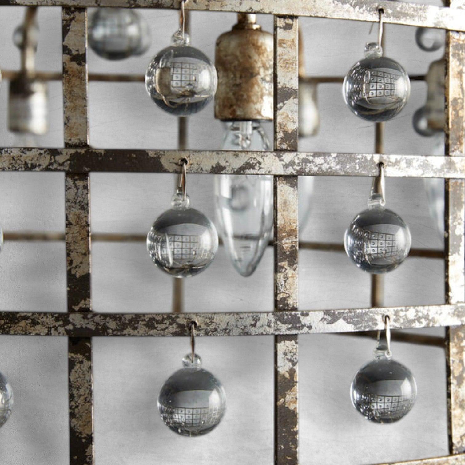 La Cage Round Chandelier 6/8/12 Light - Cyran Lamps