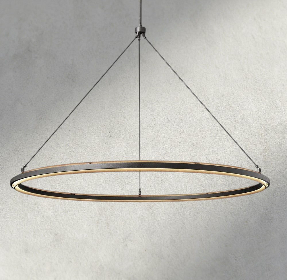 Langford 2 - Tier Round Chandelier 36", 48", 60", 2 - Tier 60" - Cyran Lamps