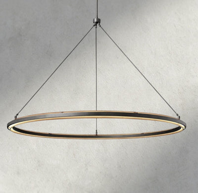 Langford 2 - Tier Round Chandelier 36", 48", 60", 2 - Tier 60" - Cyran Lamps