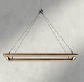 Langford Rectangular Chandelier 48", 62" - Cyran Lamps