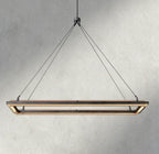 Langford Rectangular Chandelier 48", 62" - Cyran Lamps