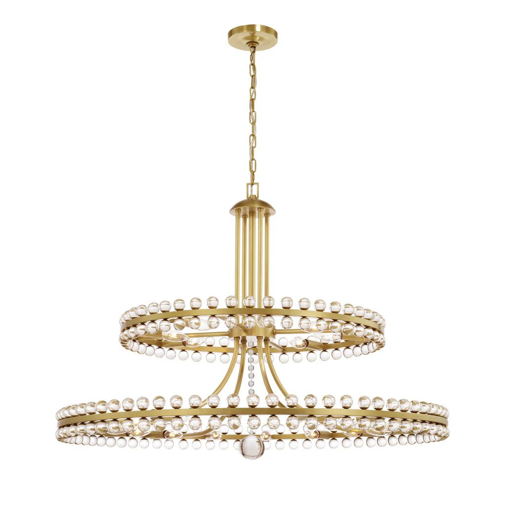 Latin 24 Light Chandelier - 2 Tiers - Cyran Lamps