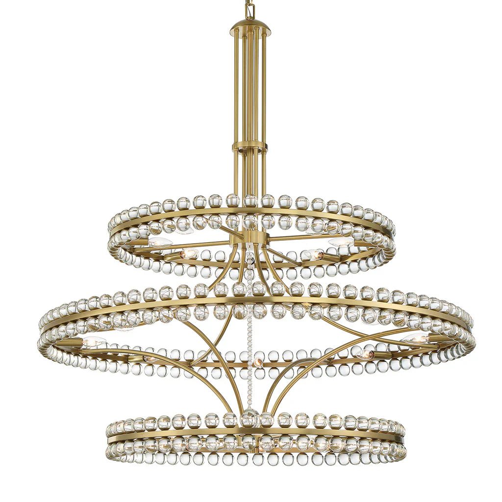 Latin 24 Light Chandelier - 3 Tiers - Cyran Lamps