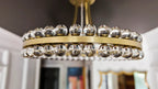 Latin 4 Light Chandelier - Flush Mount - Cyran Lamps