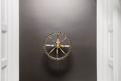 Latin 4 Light Chandelier - Flush Mount - Cyran Lamps